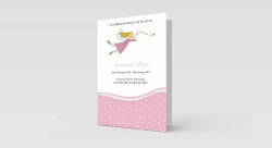 Funeral Order Of Service – Childrens Sweet Angel Personalised Design – High Quality Print – Heavy 300g Card – Qty (10x) – Memorial Booklet