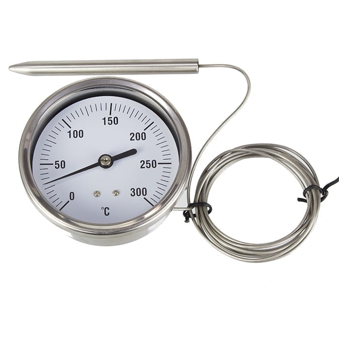 Dial Thermometer range: 0-500C – 80mm 300C – Under Control LTD