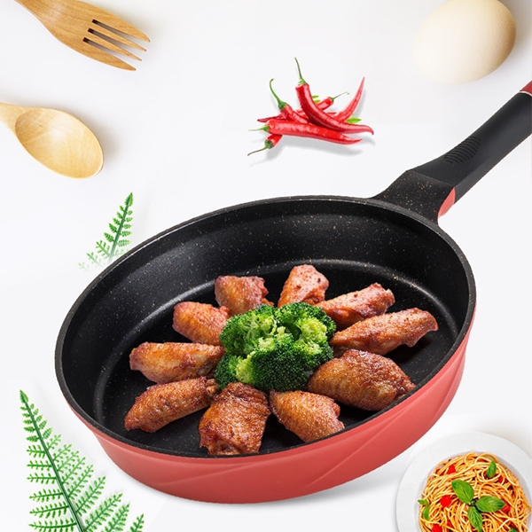 Didinika frying pan made by Maifan Stone – Red