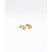 Clover Studs – Silver