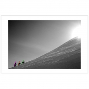 Electric Tour Ski Art Print, A3 (42cm x 29.7cm) unframed print – Powderhound