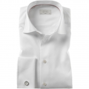 ETON Mens White Slim Fit Double Cuff Shirt – 43 – Robert Old & Co