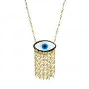 Evil Eye Chain Necklace 40+7cm – Gold – Ezavision