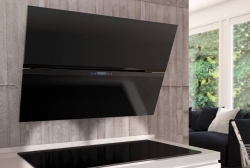 Airforce F179 90cm Wall Mounted Designer Cooker Hood – Black Glass