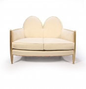 French Art Deco Sofa in Parcel Gilt wood – The Furniture Rooms