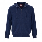 Full Zip Hoodie – Indigo L