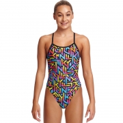 Funkita – Brand Galaxy – Girls Single Strap One Piece Girls Age 10 – Aqua Swim Supplies