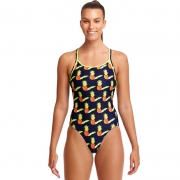 Funkita – Golden Circle – Ladies Diamond Back One Piece Ladies 8 – Aqua Swim Supplies