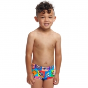 Funky Trunks – Rat Pack – Toddler Boys Printed Trunks Boys Age 7 – Aqua Swim Supplies