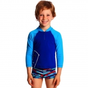 Funky Trunks – Bear Grills Toddler Boys Zippy Rash Vest Toddler Boys Age 5 – Aqua Swim Supplies