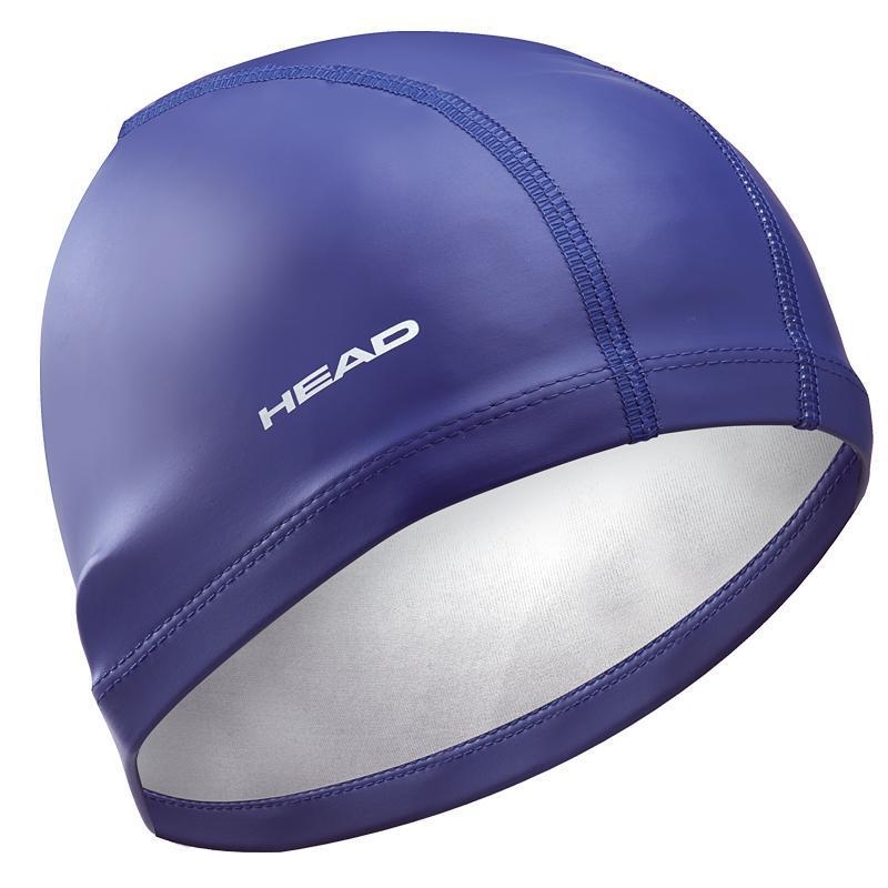 Head Swimming Cap Nylon/Spandex PU Coating in Royal