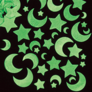 Kid-Eco Glow Stars – Glow In The Dark Stickers – Kid Eco Crafts – Colour In Cardboard Playhouses