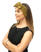 Honey – Wide Dressy Headband For Hair Loss – Suburban Turban