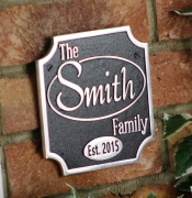 Custom Family Heritage Sign.