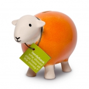 Herdybank Money Box In Orange