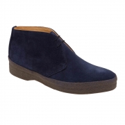 Sanders Mens Joel Hi-Top Navy Suede Chukka Boots – 11 – Robert Old & Co