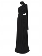 Honey Long Black Maxi Dress – black / UK 6