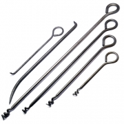 C.S. Osborne –  No. 906p Rigid Packing Tool Set (6Pcs) – Silver Colour – Textile Tools & Accessories