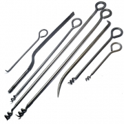 C.S. Osborne –  No. 908p Deluxe Rigid Packing Tool Set (8Pcs) – Silver Colour – Textile Tools & Accessories