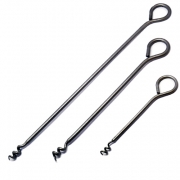 C.S. Osborne –  No. MT10 Rigid Packing Screws 6 – 20″ – 14″ – Silver Colour – Textile Tools & Accessories