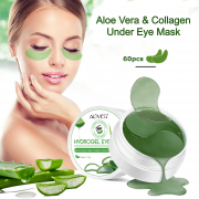 Aliver Under Eye Hydrogel Collagen & Aloe Vera Mask Patches Under Eye Treatment for Dark Circles, Eye Bags, Fine Lines – 60pcs Pack