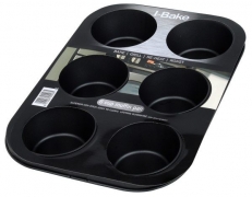 I-Bake Deep Muffin Pan – 6 Cup