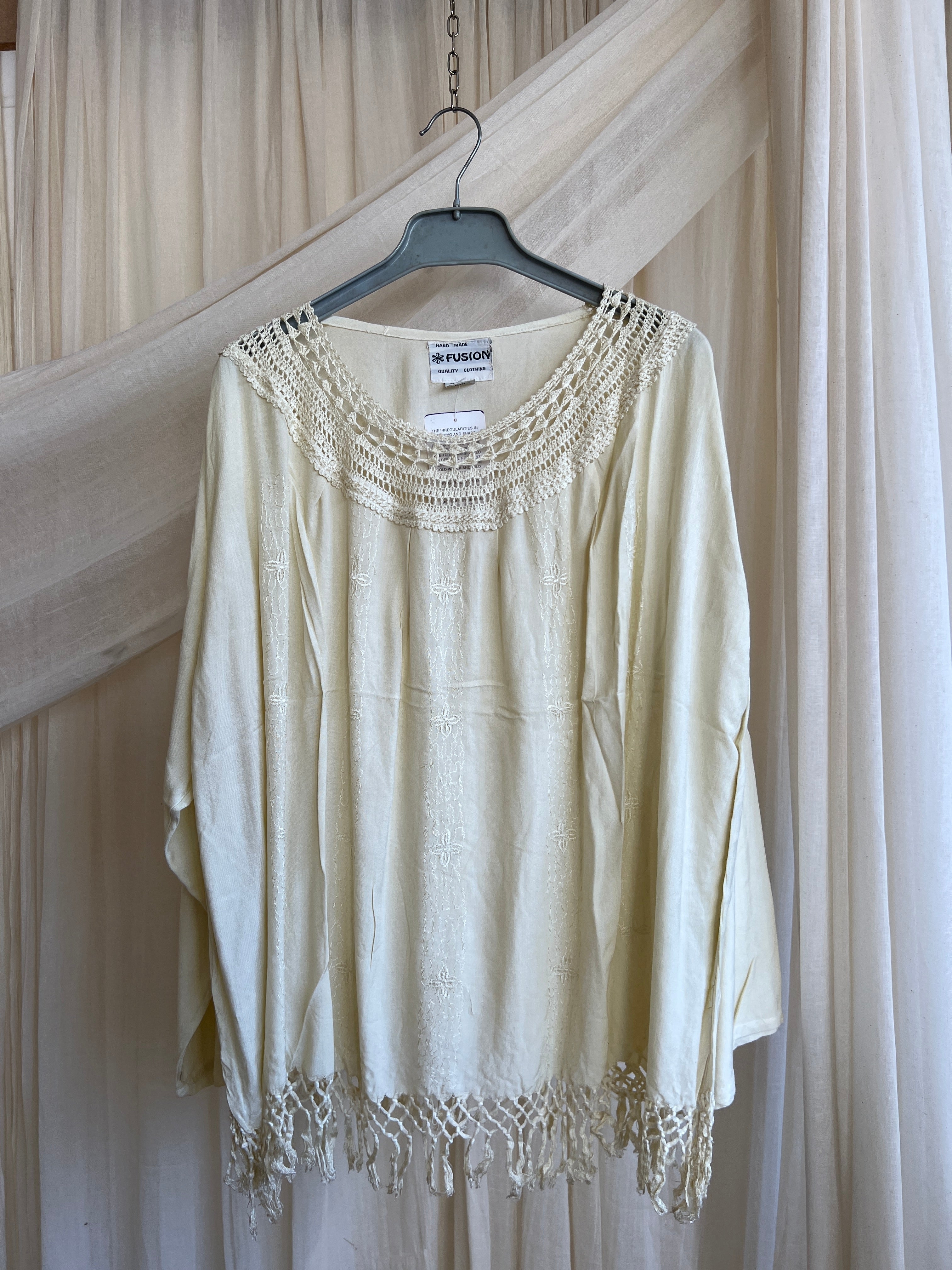 Floaty Boho Crochet Blouse – Portobello Vintage Market