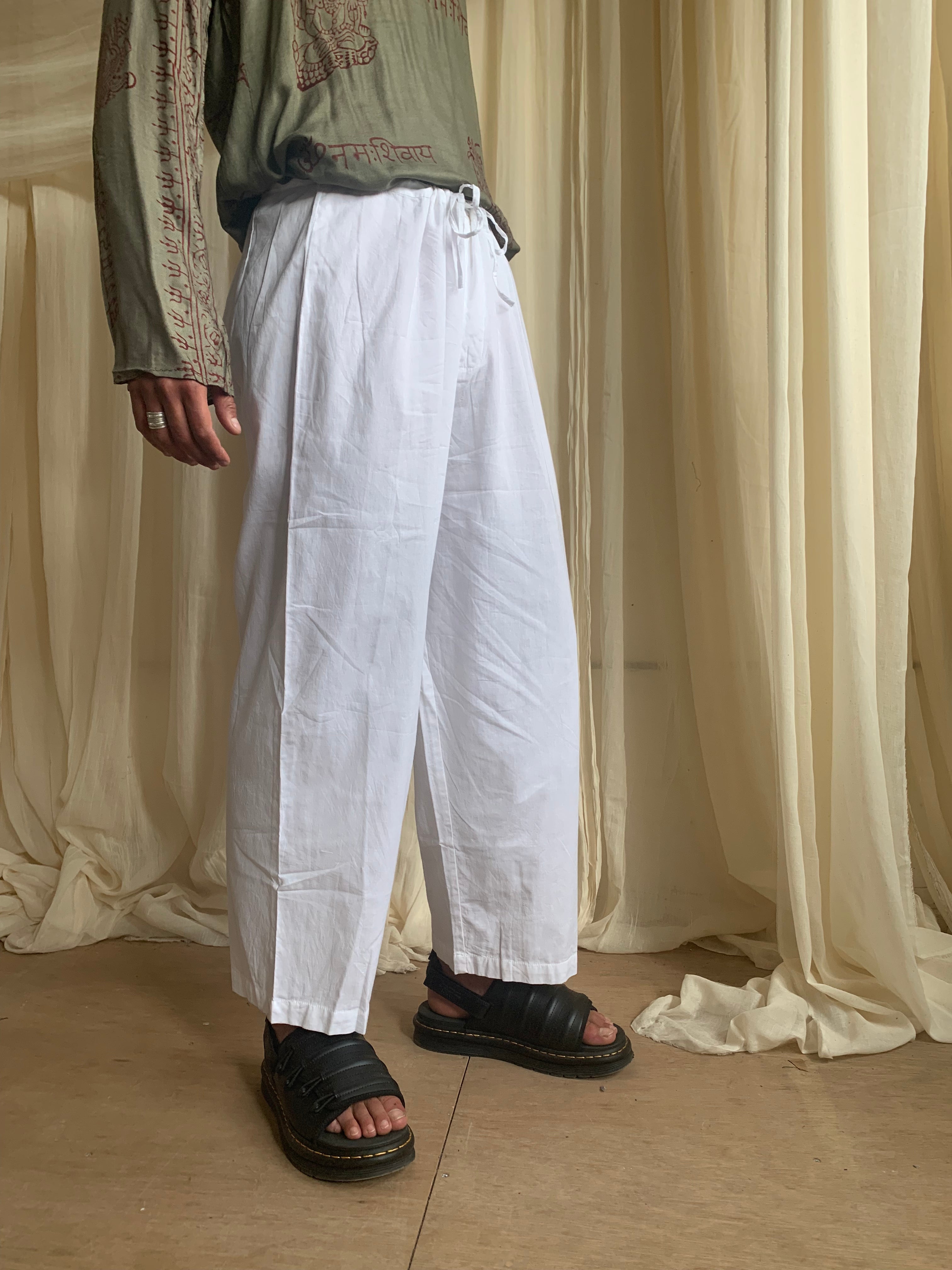 Drawstring Cotton Trousers – Portobello Vintage Market