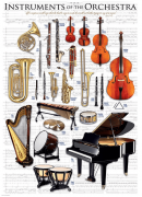 Jigsaw Puzzle Instruments of Orchestra – 1000 Pieces – Eurographics – The Yorkshire Jigsaw Store