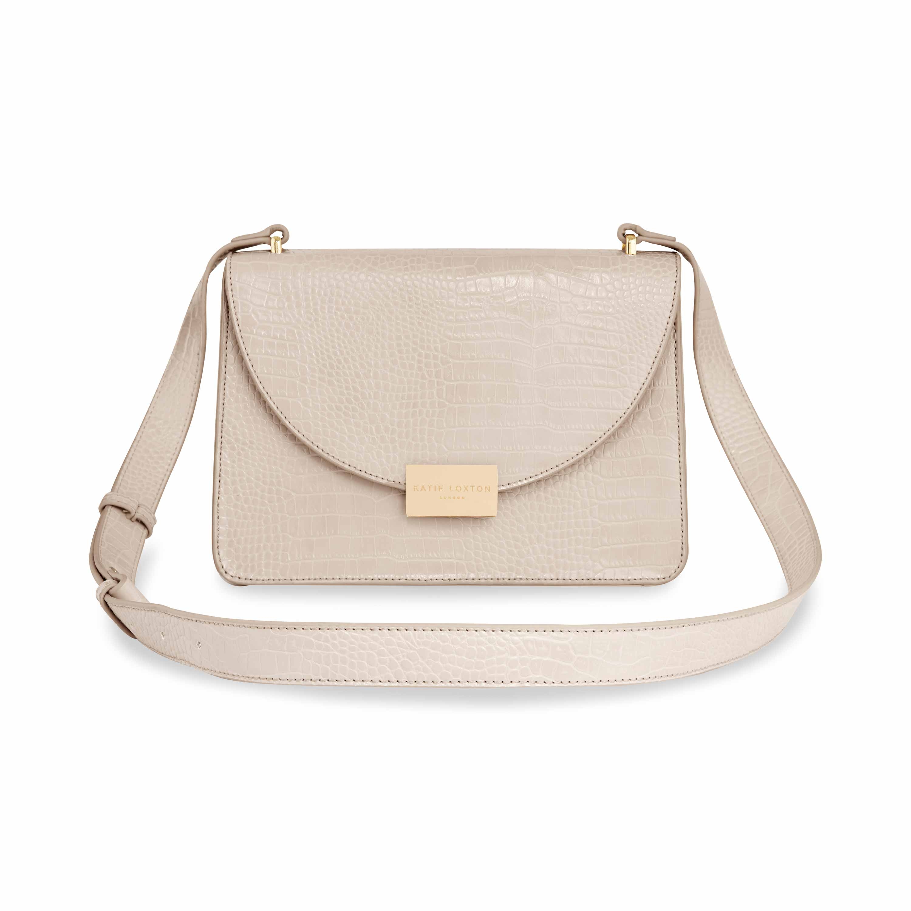 Katie Loxton – Celine Croc Crossbody Bag – Oyster