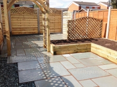 Kota Blue Mixed Size Patio Paving Stone Pack 22mm Calibrated 18.5m² – Natural Stone – £17 Per M² – Infinite Paving