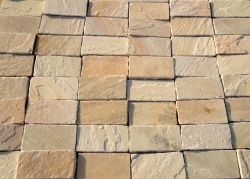 Mint Fossil Walling 220x100x60-80mm – Infinite Paving