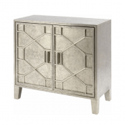 Astor Hand Embossed Metal 2 Door Cabinet