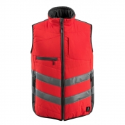 Mascot 15565 Grimsby Gilet SIZE: S, COLOUR: Hi-Vis Red/Dark Anthracite