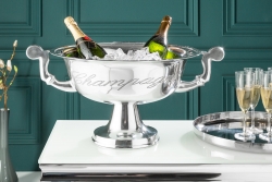 Champagne Cooler 40cm Chrome – Creation Furniture