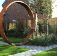 Corten Steel Moongate – Garden Arches, Trellises, Arbors & Pergolas – Stark & Greensmith