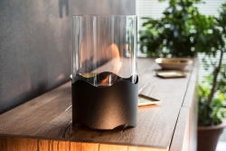 Black Palinuro eco tabletop fire lantern – Maison Flair