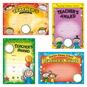 Brain Waves – Children’s Personalised Supermix Certificates – 4 Packs – Save 10% – Teacher & School Equipment