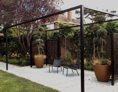 Pergola – Material: Mild Steel, Pergola Size: 3000mm x 6000mm – Garden Arches, Trellises, Arbors & Pergolas – Stark & Greensmith