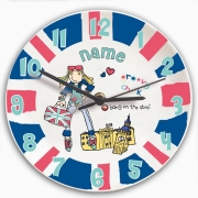 Personalised Bang on the Door London Chick Clock