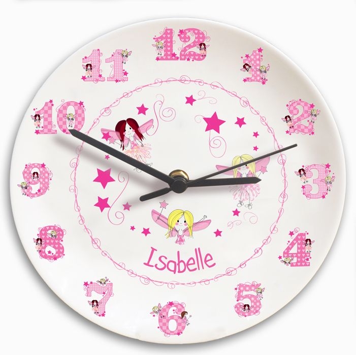 Personalised Fairy Clock