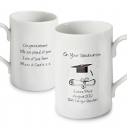 Personalised Fine China Graduation Mug