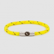 Psychedelic Yellow – Matt Stainless Steel – Single Wrap – Boing Apparel- Boing Jewellery