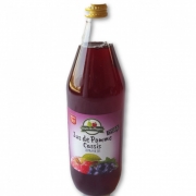 Apple and blackcurrant juice 1L glass bottle – Vergers des Weppes, 1LJus de pomme et cassis – Apple & blackcurrant juice 1L – Vergers des Weppes, 1L –