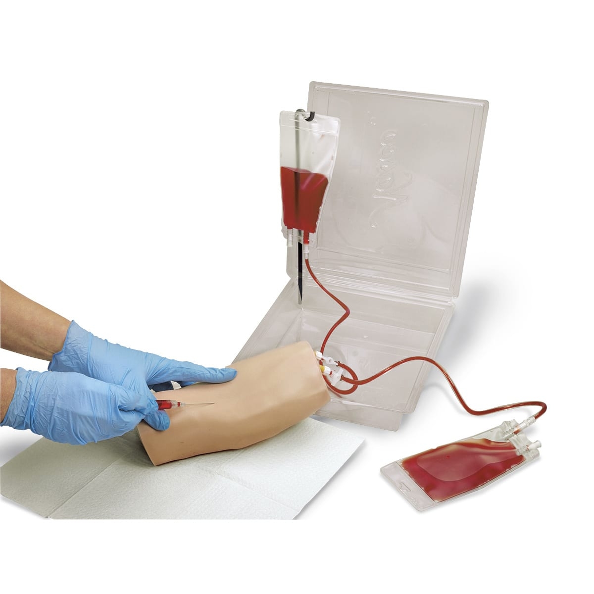 Portable IV Arm Trainer – Portable IV Hand & Arm Trainer – Medical Teaching Equipment – Simulaids