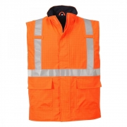 Portwest S776 Bizflame Rain Hi-Vis Antistatic FR Bodywarmer SIZE: S, C