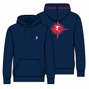 Powderhound Navy & Red Ski Star Hoodie, EXTRA LARGE – Powderhound