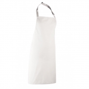 Premier Colours Bib Apron – XL COLOUR: White, SIZE: XL