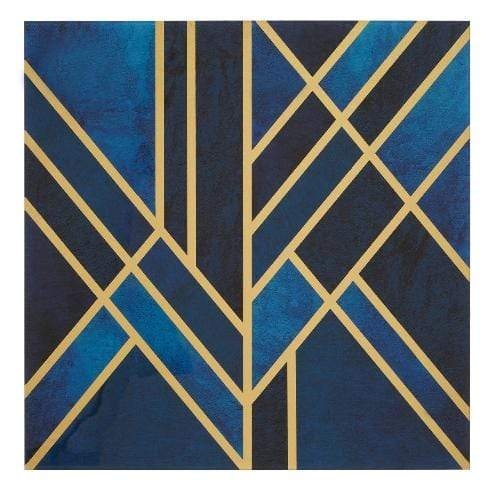 Deep Blue Deco Art