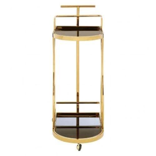 Nova  2 Tier Gold Wavy Trolley